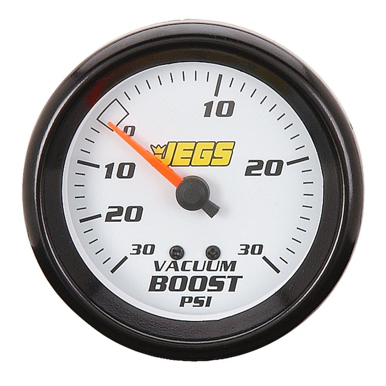 2-5/8" Mechanical Vacuum/Boost Gauge 30 Hg/30 psi