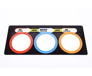JEGS Flat Gauge Panel Plates for JEGS 2-5/8 Gauges