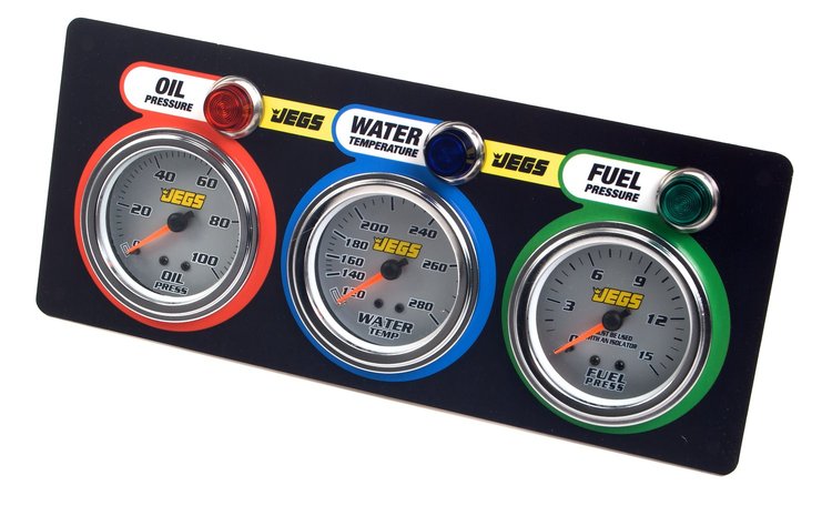 Gauge Panel & Warning Light Kit Oil Pressure