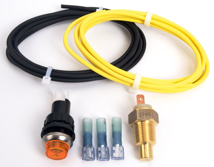 Oil Temp Light Kit Oil Temperature Warning Point: 253°F