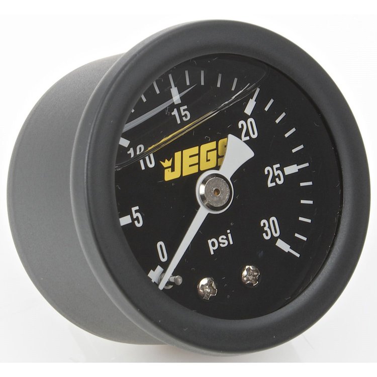 Fuel Pressure Gauge 1 1/2 in. Diameter [Liquid Filled]