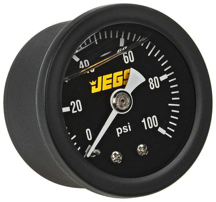 Fuel Pressure Gauge 1 1/2 in. Diameter [Liquid Filled]