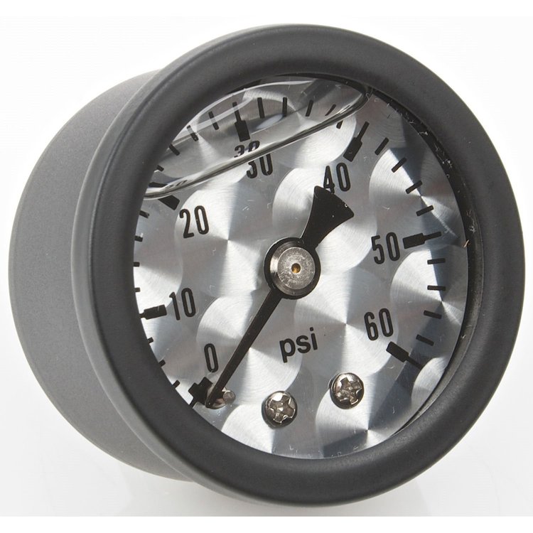 Fuel Pressure Gauge 1 1/2 in. Diameter [Liquid Filled]