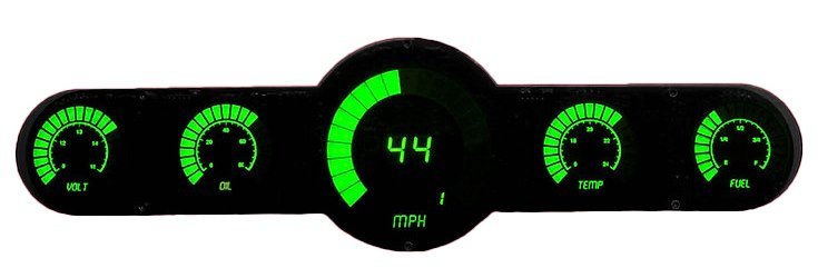 5-Gauge LED Bargraph Panel [Green]