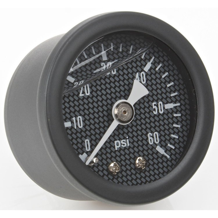 Fuel Pressure Gauge 1 1/2 in. Diameter [Liquid Filled]
