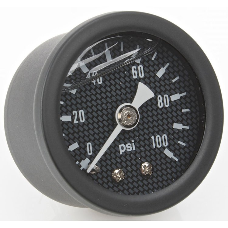 Fuel Pressure Gauge 1 1/2 in. Diameter [Liquid Filled]