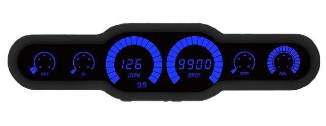 6-Gauge LED Bargraph Panel [Blue]