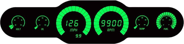 6-Gauge LED Bargraph Panel [Green]