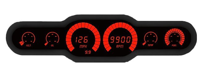 6-Gauge LED Bargraph Panel [Red]