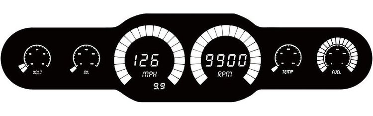 6-Gauge LED Bargraph Panel [White]