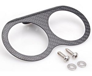 Carbon Fiber Gauge Panel 2 Hole