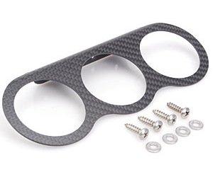Carbon Fiber Gauge Panel 3 Hole