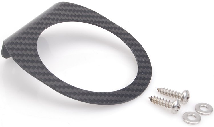 Carbon Fiber Gauge Panel 1 Hole