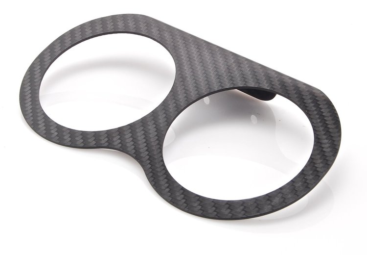 Carbon Fiber Gauge Panel 2 Hole