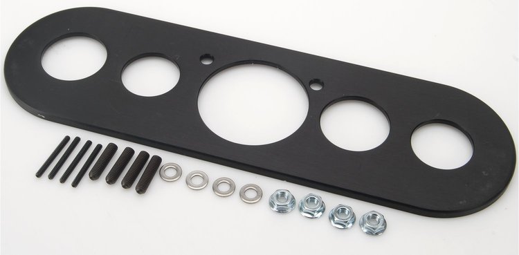 Bezel for 5-Gauge Panel [Billet, Black Anodized]