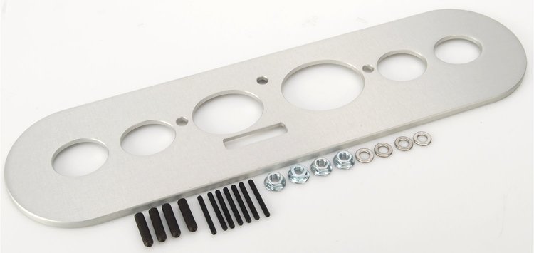 Bezel for 6-Gauge Panel Billet Clear Anodized