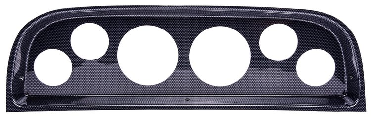 6-Gauge Dash Panel Insert for 1960-1963 Chevrolet, GMC C/K Series Truck [Carbon Fiber]