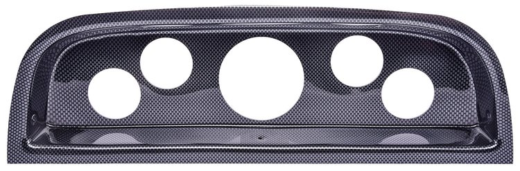 5-Gauge Dash Panel Insert for 1960-1963 Chevrolet, GMC C/K Series Truck [Carbon Fiber]
