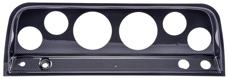 6-Gauge Dash Panel Insert for 1964-1966 Chevrolet, GMC C/K Series Truck [Carbon Fiber]