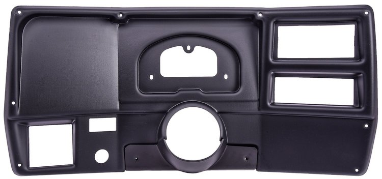 RacePak IQ3 Dash Panel Insert for 1973-1983 Chevrolet, GMC C/K Series Truck with A/C Cutouts [Matte Black]