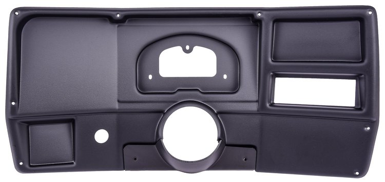 RacePak IQ3 Dash Panel Insert for 1984-1987 Chevrolet, GMC C/K Series Truck w/o A/C Cutouts [Matte Black]