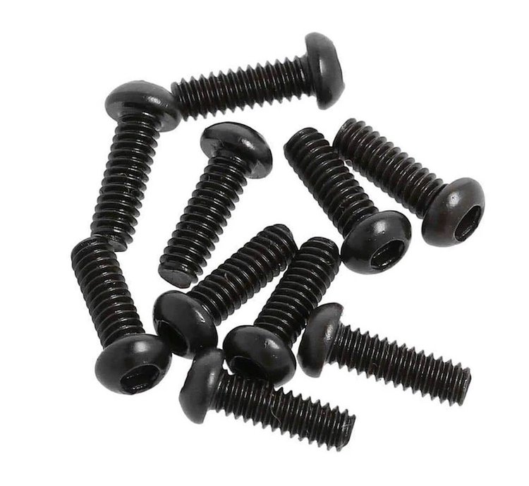 Button Head Hex Socket Screws (M2 x 6 mm) [Fits Torch & Hooligan Monster Trucks]