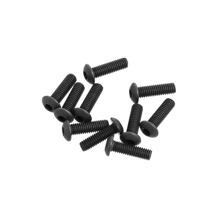 Button Head Hex Socket Screws (M3 x 10 mm) [Fits Torch & Hooligan Monster Trucks]