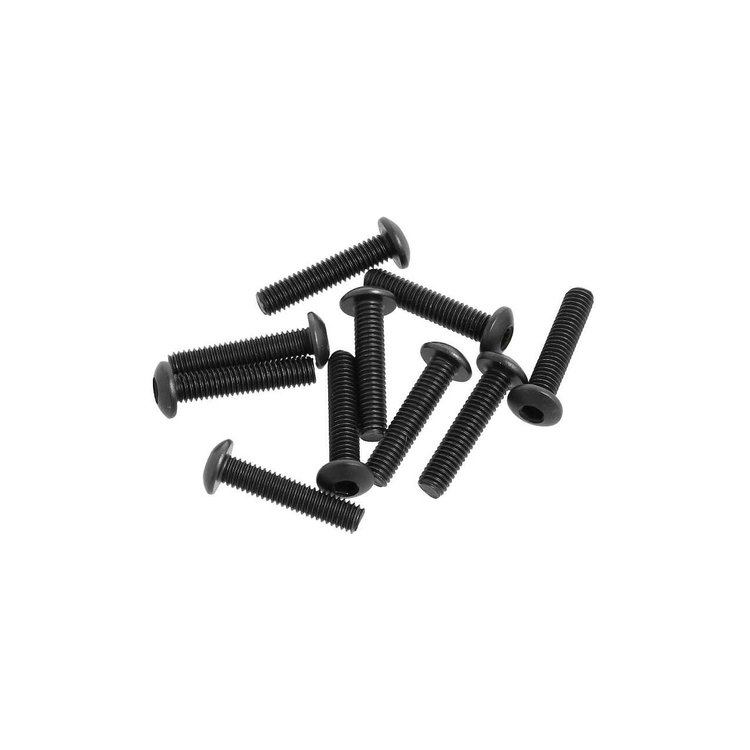 Button Head Hex Socket Screws (M3 x 14 mm) [Fits Torch & Hooligan Monster Trucks]