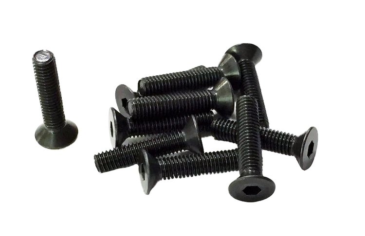 Flat Head Counter-Sunk Socket Screws (M3 x 14 mm) [Fits Torch & Hooligan Monster Trucks]