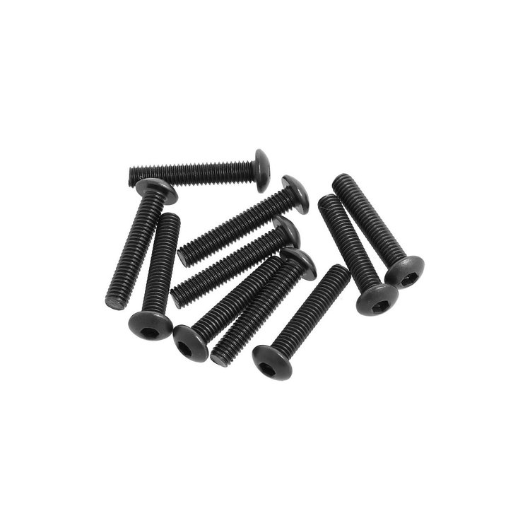 Button Head Hex Socket Screws (M3 x 16 mm) [Fits Torch & Hooligan Monster Trucks]