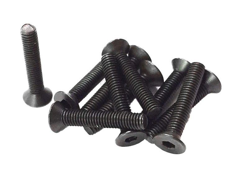 Flat Head Counter-Sunk Socket Screws (M3 x 17 mm) [Fits Torch & Hooligan Monster Trucks]