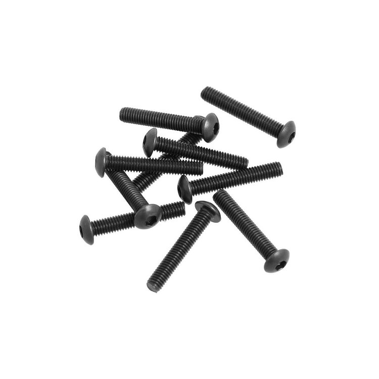 Button Head Hex Socket Screws (M3 x 18 mm) [Fits Torch & Hooligan Monster Trucks]