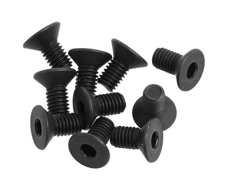 Flat Head Counter-Sunk Socket Screws (M3 x 6 mm) [Fits Torch & Hooligan Monster Trucks]