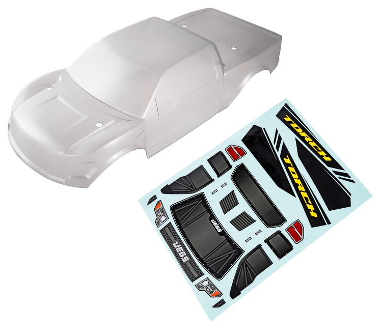 Torch Clear Body Shell with Decals