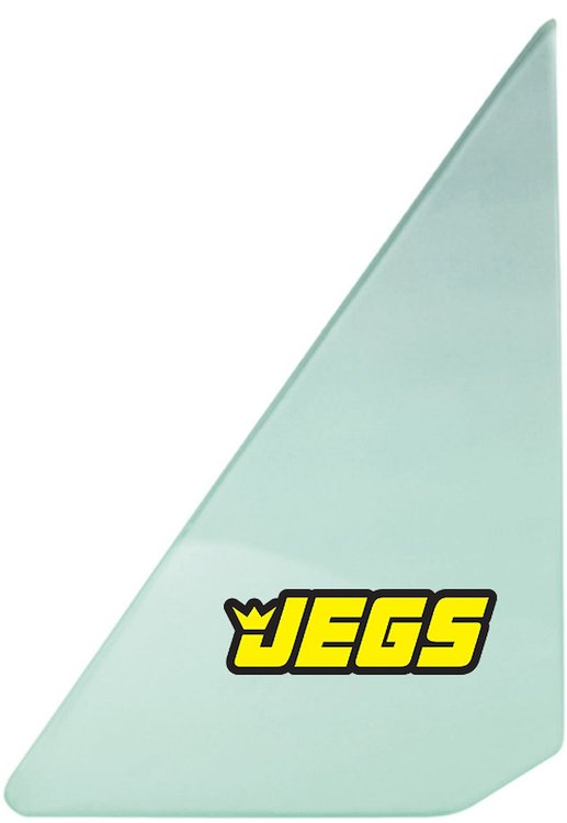 Vent Glass for 1964-1967 GM A-Body 2/4-Door Sedan, Wagon Models [Green Tint, Right/Passenger Side]