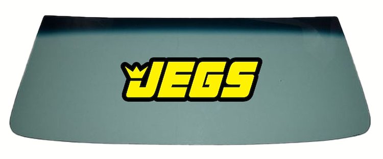Windshield for 1967-1969 Chevrolet Camaro, Pontiac Firebird Convertibles [Green Tint, Blue Shade Strip]