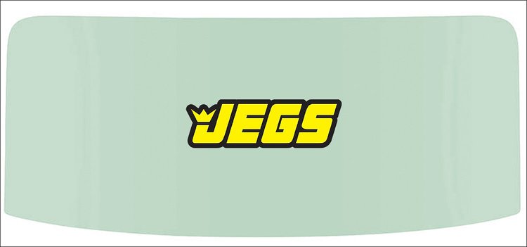 Back Window Glass Fits Select 1968-1972 Chevrolet Chevelle, Monte Carlo, Pontiac Grand Prix 2-Door Coupe [Green Tint]