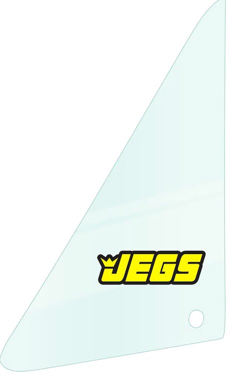 Replacement Vent Glass Fits Select 1973-1979 GM Truck [Clear, Right/Passenger Side]