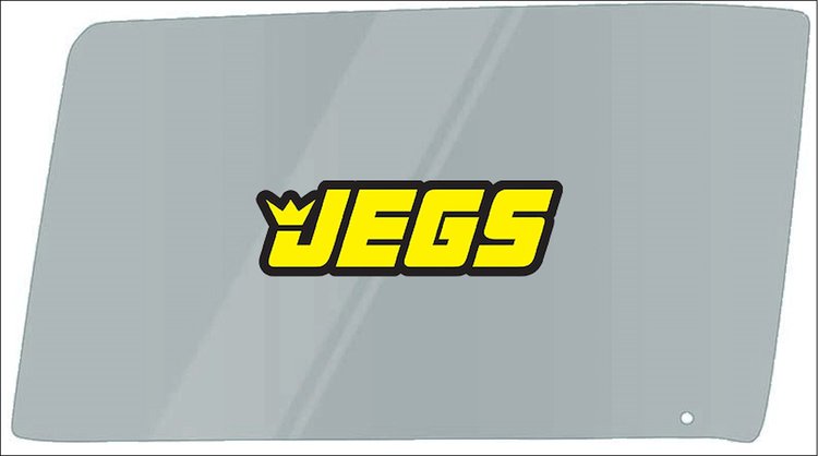 Replacement Door Glass for 1960-1963 GM Truck  [Smoke Tint, Left/Driver Side OR Right/Passenger Side]