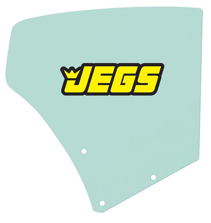 Replacement Quarter Glass for 1965-1966 Chevrolet Impala Convertible [Green Tint, Left/Driver Side]