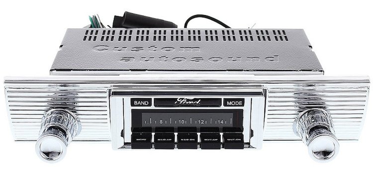 Classic 230 Series Radio for 1956 Ford Coupe, Sedan, Convertible, Wagon Models [Not Bluetooth Compatible]