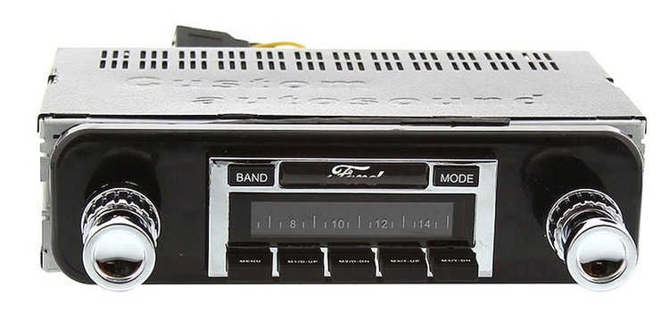 Classic 630 Series Radio for 1940 Ford Coupe, Sedan, Wagon, Convertible & Delivery Models [Bluetooth Compatible]