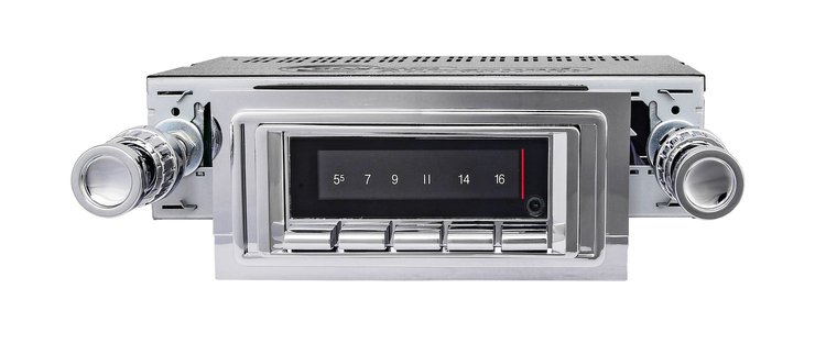 Classic 740 Series Radio w/Built-in Bluetooth for 1953-1954 Chevrolet Bel Air, 210 Series-With Push Buttons