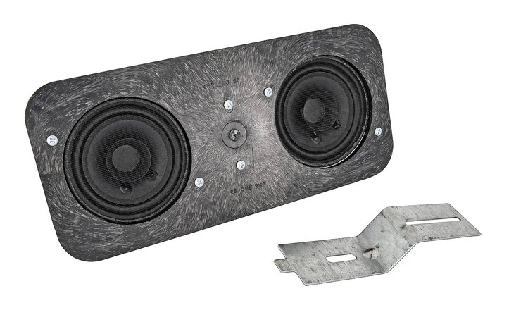 Dual Dash Speakers for Select 1966-1968 Chevrolet Vehicles With A/C [Diameter: 3.5 in.]