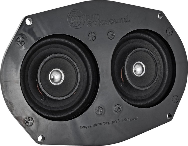Dual Dash Speakers for Select 1949-1986 Ford, GM, & Lincoln Vehicles [Diameter: 4 in.]