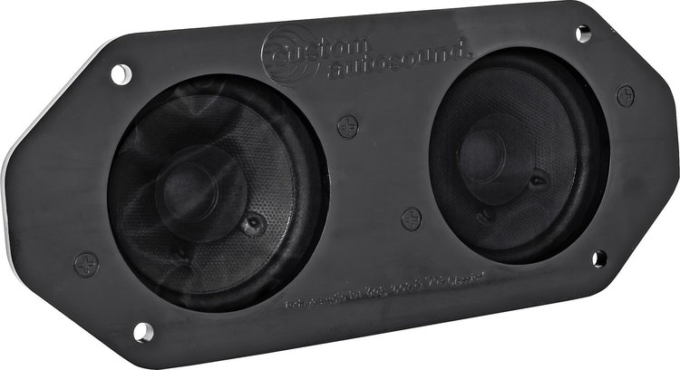 Dual Dash Speakers Fits Select 1959-1991 Ford & GM Cars & Trucks [Without Stereo]