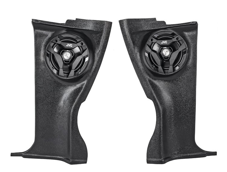 Rear Kick Panels for 1968-1972 Chevrolet El Camino [JVC Speakers]