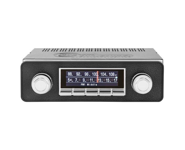 Classic 850 Series Radio w/Built-in Bluetooth for 1967-1968 Chevrolet Camaro [Black Bezel]