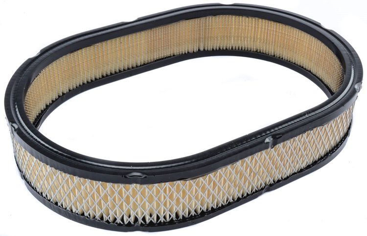 High Flow Paper Filter Element Oval 11 3/8 in. L x 8 1/4 in. W x 2 in. H [White]