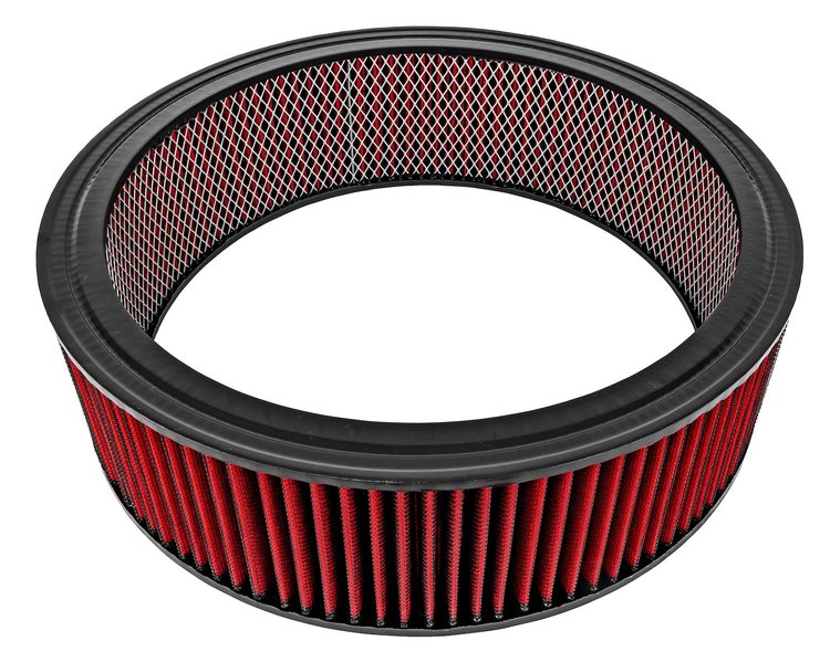 Cotton Air Filter Element [14 in. x 4 in. Red]